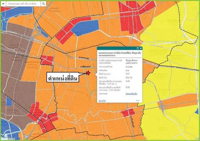 ที่ดินเปล่าถมแล้ว ซ.โรงเรียนอนุบาลสายทิพย์   .