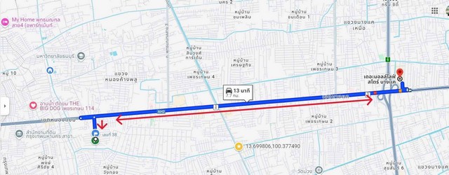 ขายอาคารพาณิชย์ 3 ชั้นครึ่ง ติดถนน  เขตหนองแขม กรุงเทพ  .