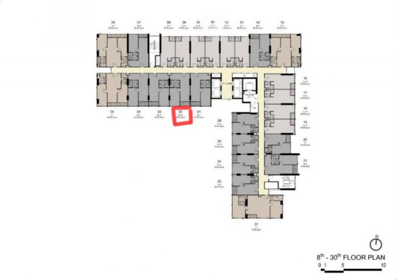 ขาย คอนโด Ideo Sukhumvit - Rama 4 : ไอดีโอ สุขุมวิท-พระราม 4 44.5 ตรม.