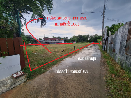 ขาย ที่ดิน ไชยณรงค์ ซ.3 ใกล้สวนสาธารณะหนองโสนต.โพธิ์กลาง อ.เมือง จ.นครราชสีมา 1 ไร่ 33 ตร.วา สร้างบ้านพัก หอพัก สนง.ธุรกิจ โกดัง