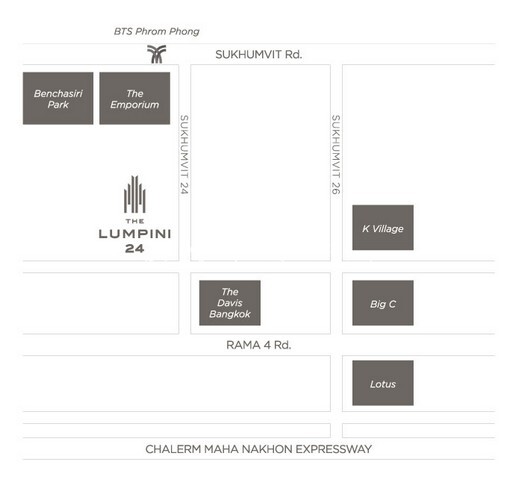 ขาย/ให้เช่าคอนโด “เดอะ ลุมพินี 24 (The Lumpini 24)” BTS พร้อมพงษ์  .