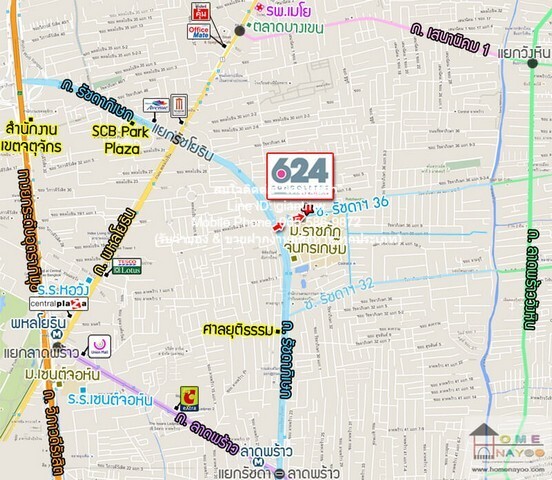 ขายคอนโด 624 คอนโดเลต รัชดา 36 (624 Condolette Ratchada 36) ชั้น   .