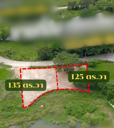 R7 ที่ดิน 2 แปลงสุดท้าย ใกล้ห้างเซ็นทรัล 15 นาที  ติดทะเลสาบ วิวภ  .