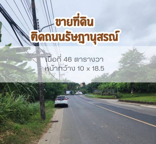 ขายที่ดิน ติดถนนรัษฎานุสรณ์ เทศบาลนครภูเก็ต   .