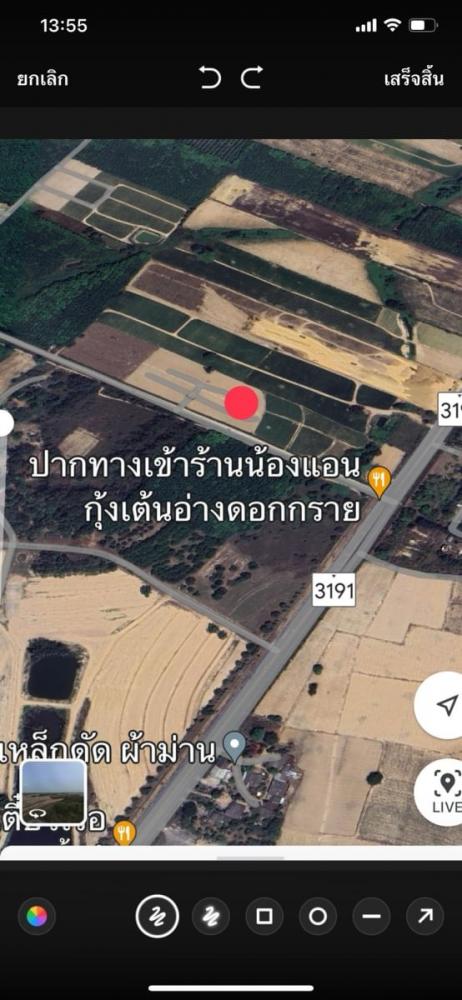 ขายที่ดิน ปลวกแดง นิคมพัฒนา ระยอง ติดถนน ใกล้สถานีพัฒนาที่ดินระยอง