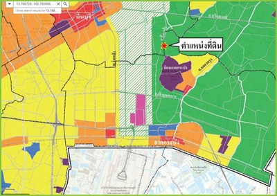 ขายถูกที่ ดินถนนคุ้มเกล้า เนื้อที่ 3-1-80ไร่ แขวงแสนแสบ  .