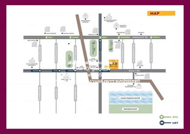 ให้เช่าคอนโด ไลฟ์ พระราม 4-อโศก (Life Rama 4-Asoke)  .