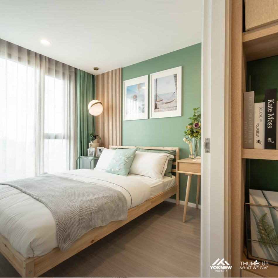 ชาย Condo DENIM JATUJAห้องใหม่มาพร้อมเฟอร์นิเจอร์ครบ วิวสระว่ายน้ำ: aa00000594577