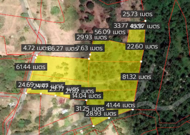ขายที่ดินสวนมะพร้าว ใกล้หาดหน้าทอน เกาะสมุย 11-0-35.8 ไร่, 3 ลบ./  .
