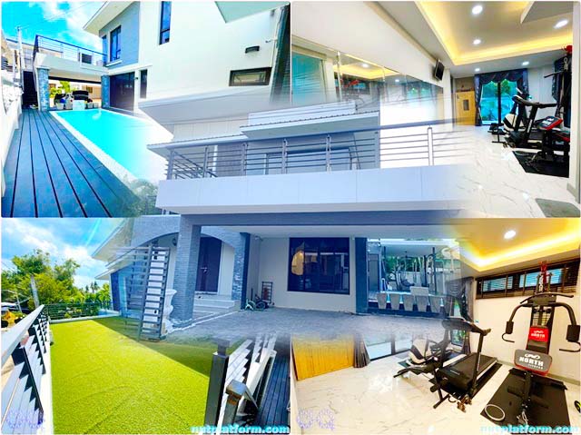 คฤหาสน์หรู PoolVilla แอร์9ตัว สนุกเวคพาร์ค บางบอน3 ซาวน่า ฟิตเนส   .