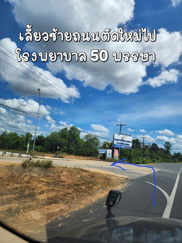 ขายที่ดินเจ้าของขายเอง ถนนตัดใหม่แถวบ้านปลาดุก จังหวัดอุบลราชธานี  .