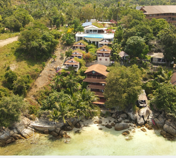 Beachfront resort on Koh Phangan