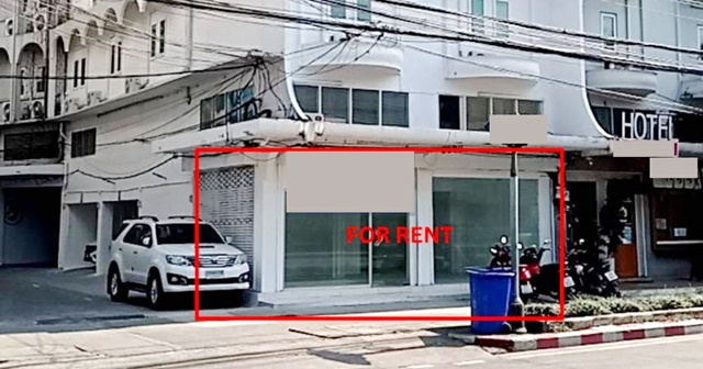 ห้องหัวมุม ตีทะลุกัน ร้านอาหาร อรุณอมรินทร์ ติดถนนใหญ่ ร้านกาแฟ   .