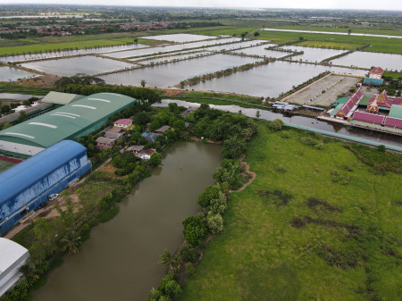 ขาย ที่ดิน ที่ดินลาดกระบัง ใกล้สุวรรณภูมิ Airport 8 Km.—ติดถนนกว้าง 6 เลน (เหมาะสร้างหมู่บ้าน โครงการจัดสรร แนวราบ) 544-2-98.4 ไร่: aa00000462496