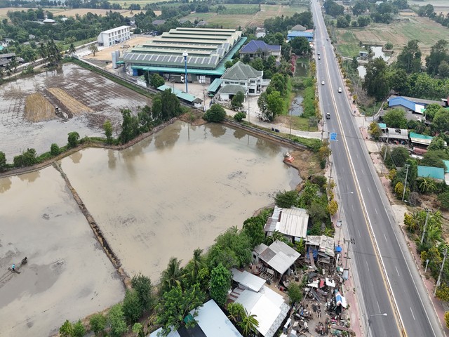 ขายที่ดิน ติดถนนหลักงิ้วราย 7.9ล้าน/ไร่   .