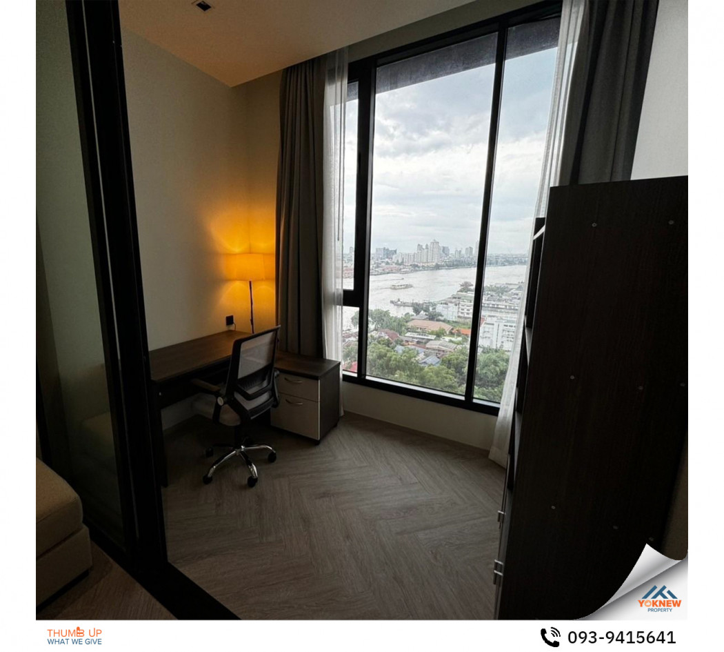 Condo Chapter Charoennakhon - Riverside 1 ห้องนอน 1 ห้องน้ำ ห้องกว้าง เครื่องใช้ไฟฟ้าและเฟอร์นิเจอร์ครบ: aa00000599301