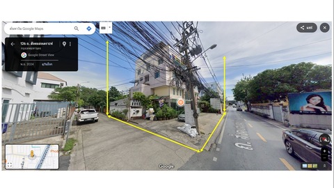 ขายอาคารพาณิชย์ ผังสีเหลือง 3 ชั้น ปากซอยสังคมสงเคราะห์ซอย 6/1   .