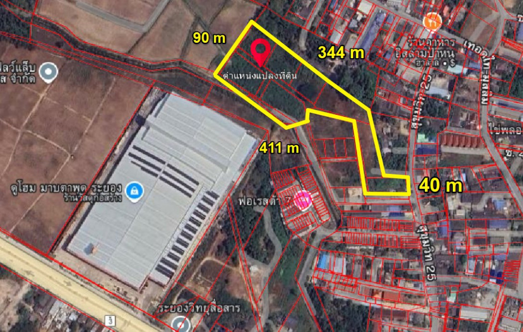 ขายที่ดินถมแล้วทำเลดีติดดูโฮมมาบตาพุด 11 ไร่ ติดถนนซอยสุขุมวิท25 ใกล้ถนนเส้นสุขุมวิท3-450เมตร เมืองระยอง: aa00000588719