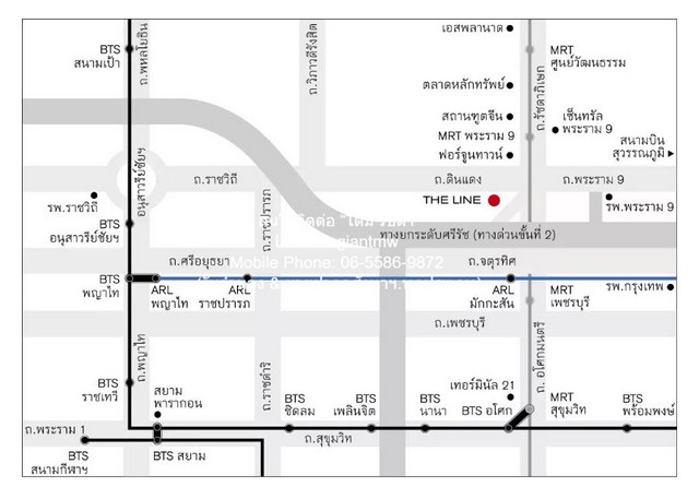 ให้เช่าคอนโด เดอะ ไลน์ อโศก-รัชดา (The LINE Asoke-Ratchada)  .