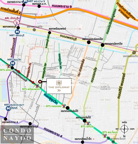 ขายพร้อมผู้เช่า คอนโด เดอะ ดิโพลแมท 39 (The Diplomat 39)  .