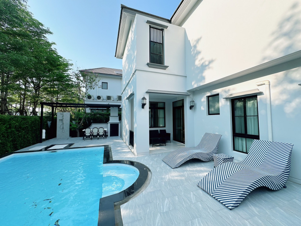 ขาย-ให้เช่า Pool Villa นันทวัน พระราม9 กรุงเทพกรีฑาตัดใหม่ 5 นอน แปลงมุม: aa00000600640