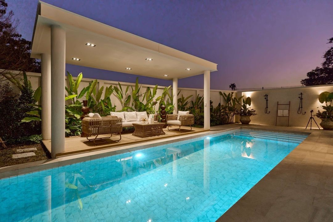 Pool villa หางดง ขาย 8.89 ล้าน ตกแต่งสวยสไตล์ modern art พร้อมอยู  .