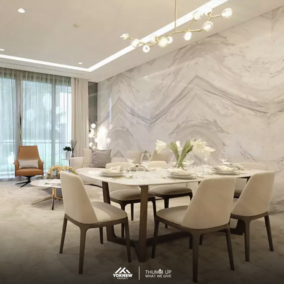 ขาย คอนโด The Residences at Sindhorn Kempinski ห้องตกแต่งใหม่สวย 2 ห้องนอน 3 ห้องน้ำ 140 ตร.ม.