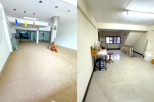 MRT ศรีลาซาล ให้เช่าอาคารพาณิชย์ 2 คูหา 5 ชั้นครึ่ง แบริ่ง ทำเลทอ.