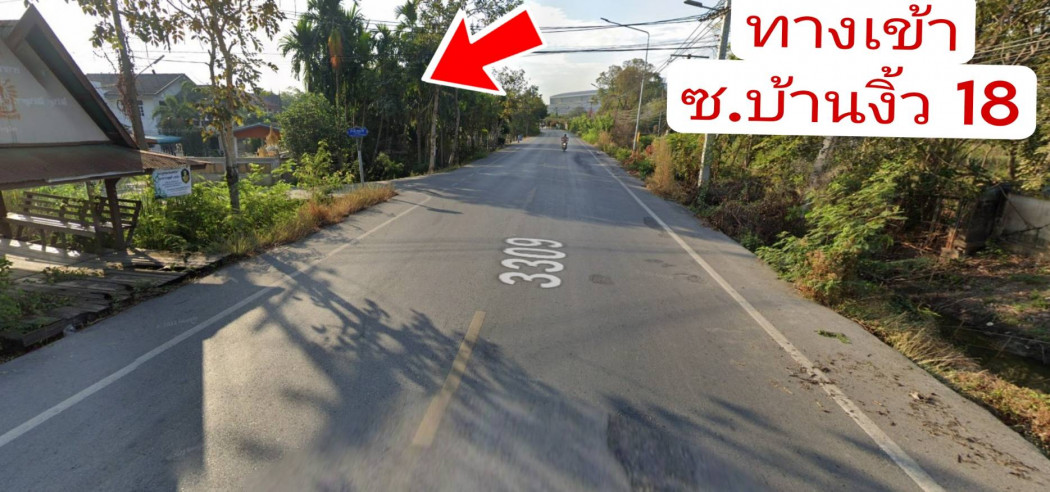 ขาย ที่ดิน บ้านงิ้ว สามโคก 109 ตร.วา สไตล์บ้านสวน สงบ สบาย