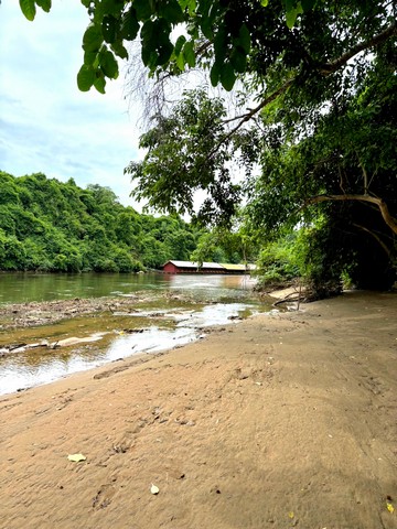  ขายที่ดินติดแม่น้ำแควน้อย กาญจนบุรี หน้าน้ำกว้าง 1 กิโลเมตร .