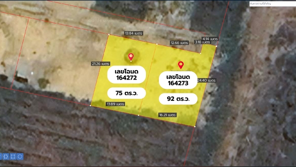 ขายที่ดินจัดสรร ขนาด 92 ตร.ว. 790,000 บาท ต.ตาก้อง อ.เมืองนครปฐม .