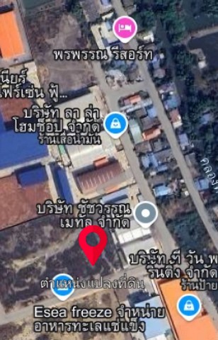 ขายที่ดินสร้างโรงงาน 2-2-64 ไร่ ย่านเลียบคลองหลวง  พันท้ายนรสิงค์  .