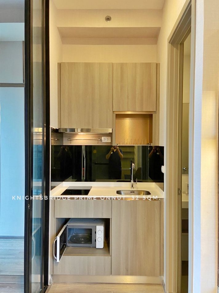 ให้เช่า คอนโด 1 bedroom plus with very nice decor Knightsbridge Prime Onnut : ไนท์บริดจ์ ไพร์ม อ่อนนุช 32 ตรม. convenience near BTS Onnut