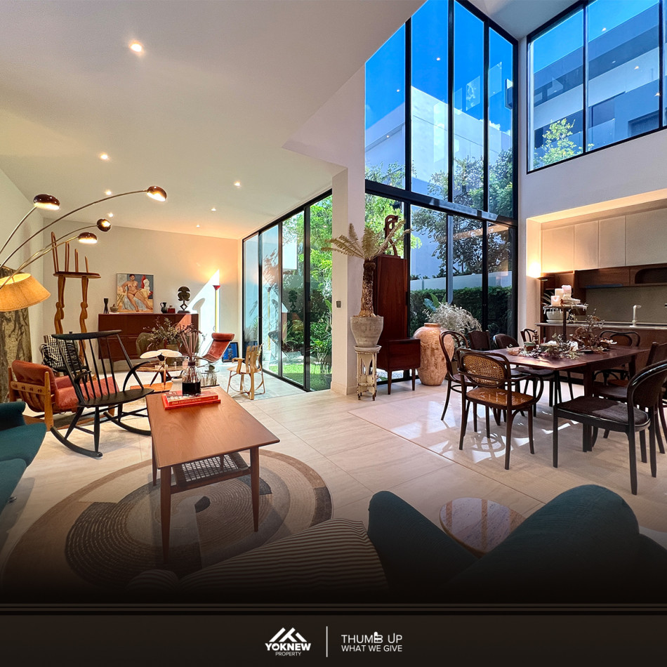 ขายบ้าน BuGaan Krungthep-Kreetha บ้านเดี่ยว 3 ชั้น Modern Luxury Residence ราคา 39.9 ล้านบาท