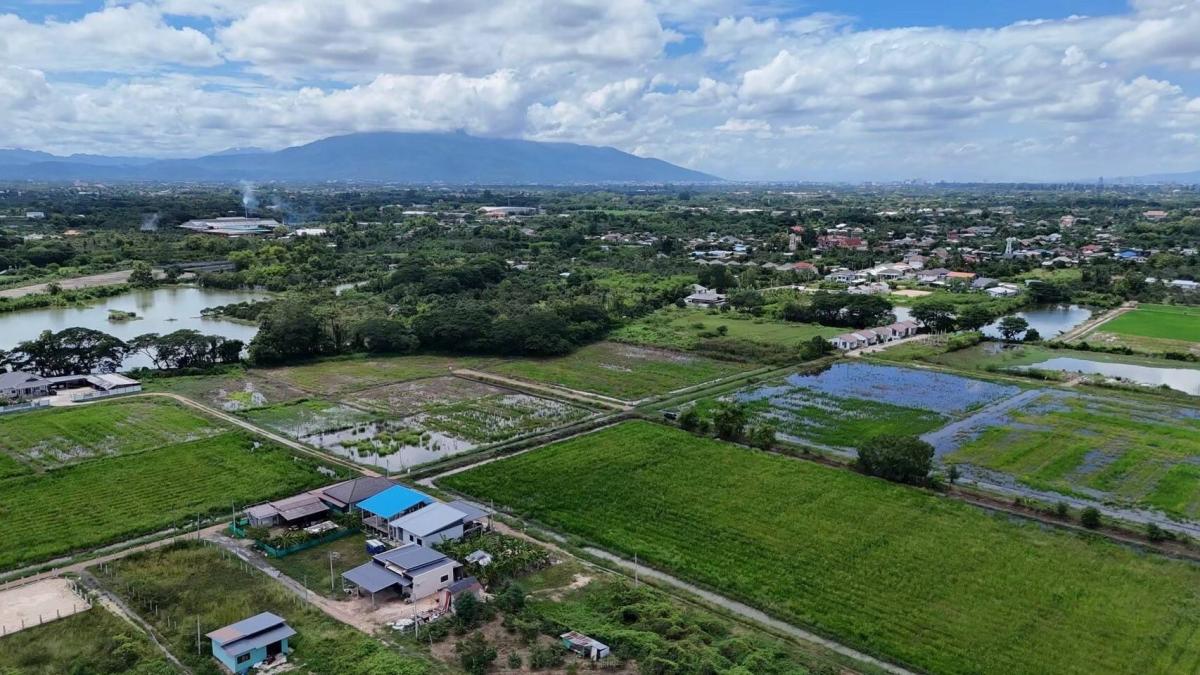 ที่ดินแปลงมุมวิวท้องนา+ภูเขา สารภี เชียงใหม่