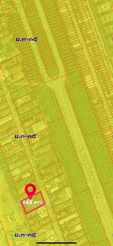 Vายที่ดิน 162 ตรว. ซ.รามคำแหง 182 มีนบุรี ตรงข้าม โลตัส สุขาภิบาล  .
