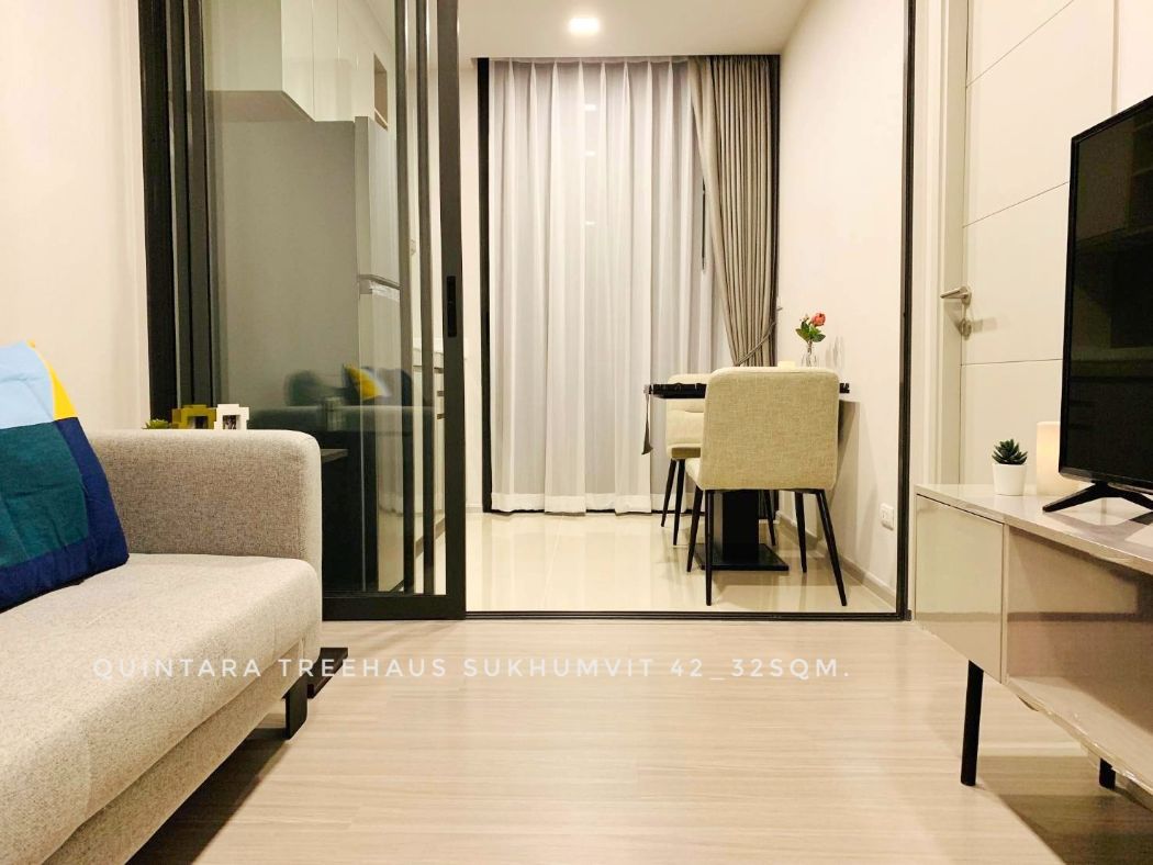 ขาย คอนโด พร้อมผู้เช่า ผลตอบแทนดี คุ้มค่า Quintara Treehaus Sukhumvit 42 : ควินทารา ทรีเฮาส์ สุขุมวิท 42 32.1 ตรม. ใกล้ BTS ทางด่วน: aa00000595210