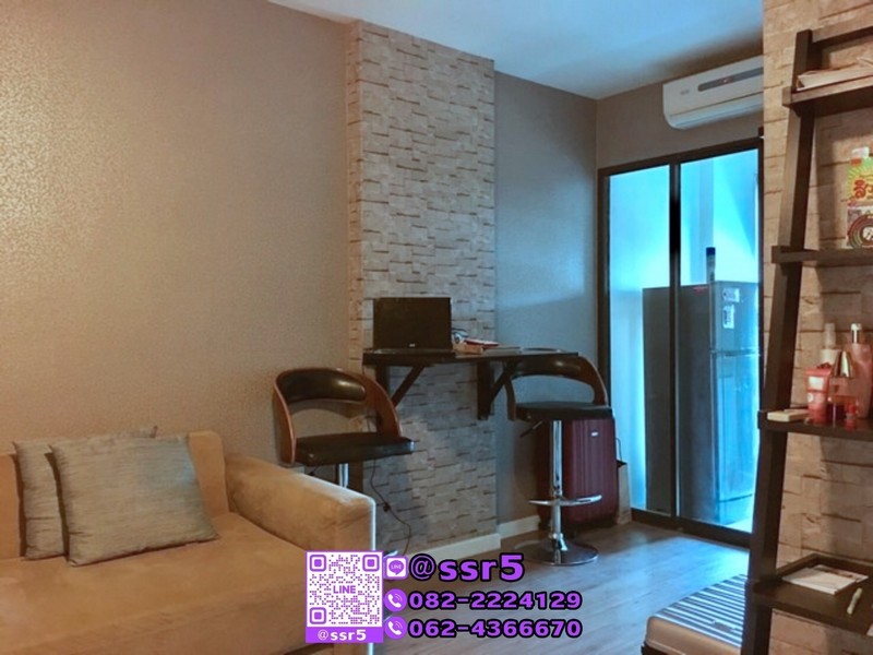 ให้เช่า คอนโด I CONDO Sukhumvit 103 ขนาด 34 ตรม. ชั้น 2 อาคาร D  .