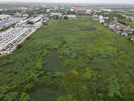 ขายที่ดิน ลาดกระบัง ติดถนนลาดกระบัง—ใกล้สุวรรณภูมิ Airport (เหมาะสร้างโครงการจัดสรร) 83-2-28 ไร่ ถนน 6 เลน #ใกล้ ม.ลาดกระบัง และ Motorway: aa00000462495