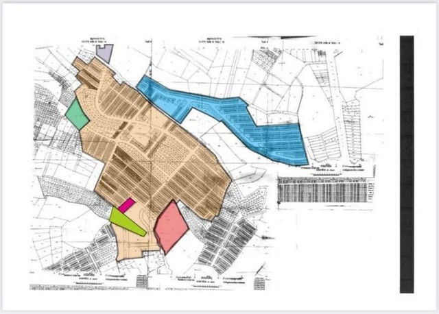 ขายที่ดินผังสีน้ำตาลถนนสุขสวัสดิ์ เนื้อที่ 260 -0 - 15 ไร่  .