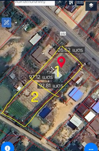 ขายด่วน ที่ดินหนองคายโพนสา ตรงข้ามหาดท่ามะเฟือง  1-2-49 ไร่  4 ล้  .