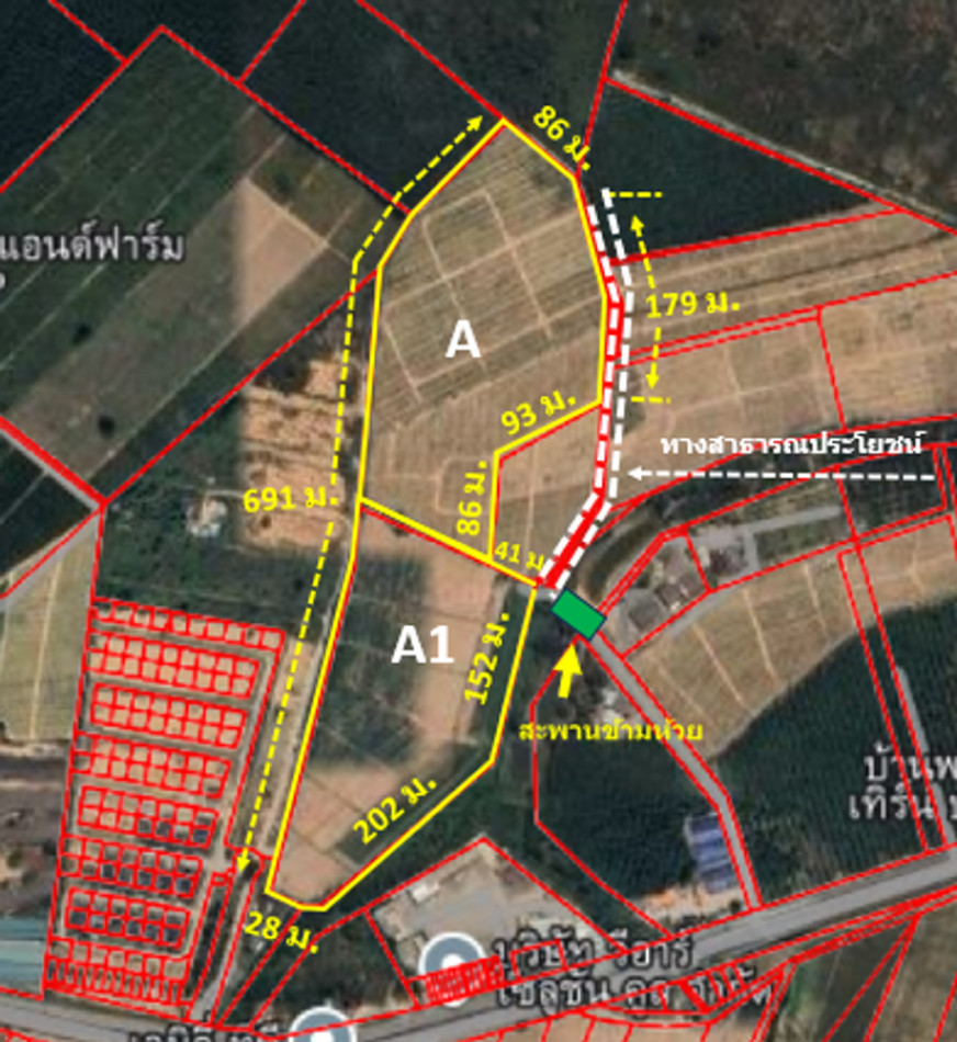 ขาย ที่ดิน เขตพัฒนาพิเศษภาคตะวันออก EEC จ.ระยอง ต.มาบยางพร อ.ปลวกแดง 54 ไร่ 1 งาน 82.2 ตรว ผังเมืองสีม่วง ประเภทพัฒนาอุตสาหกรรม.: aa00000600197