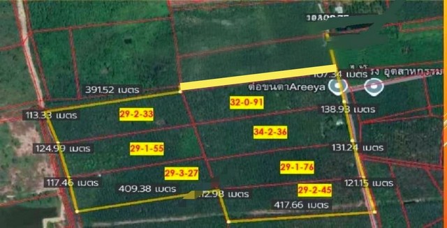 ขายที่ดินผังม่วงใกล้นิคมหลักชัยระยอง  .