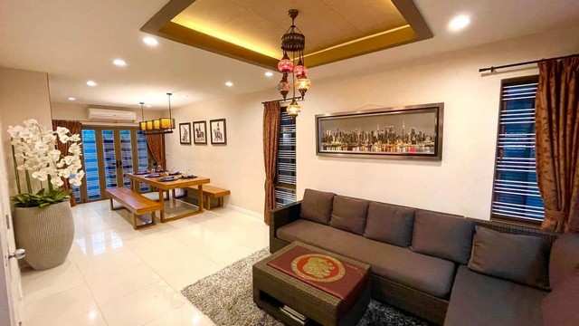 House for rent, 3-storey townhouse, The Private Sukhumvit-Bangcha  .