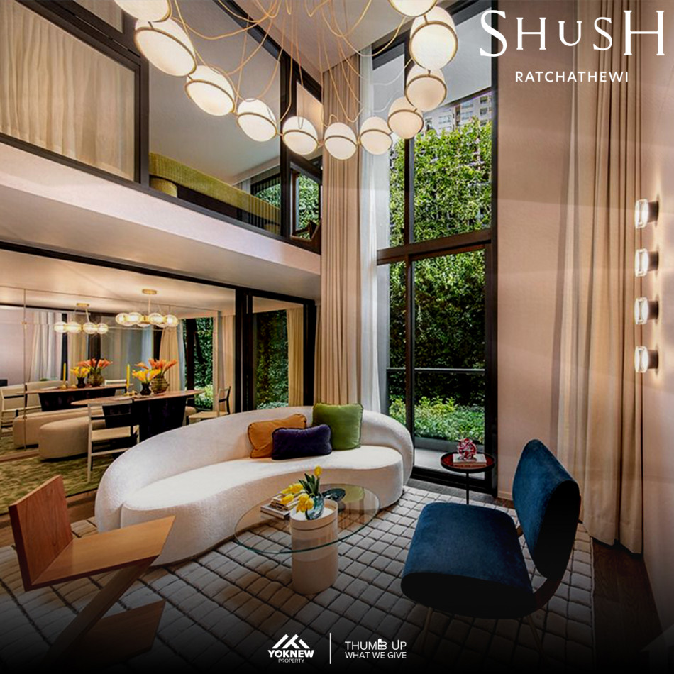 ขายห้องสวย คอนโด Shush Ratchathewi ห้อง loft ห้องกว้าง  Size 40.97 SQ.M ใกล้ BTS ราชเทวี