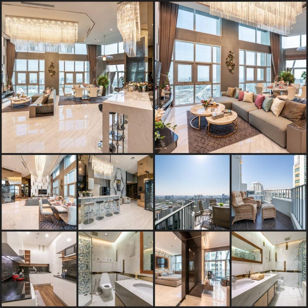 ขายคอนโด Luxury Penthouse @ Belle Grand Rama9