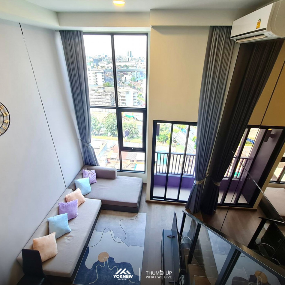 ปล่อยเช่าห้อง Duplex Park Origin Chula Samyarn ใกล้ MRT หัวลำโพง 750 เมตร
