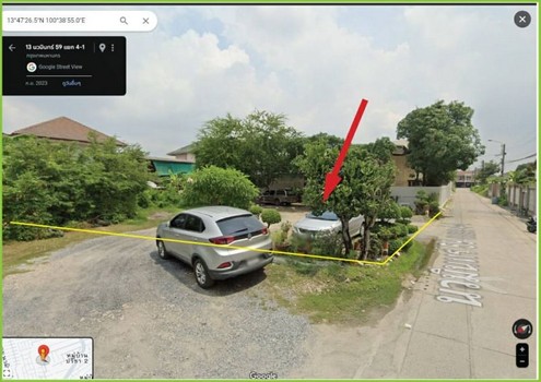 Land for sale on Nawamin Road, Soi 59, area 100 square wah, Nawam  .