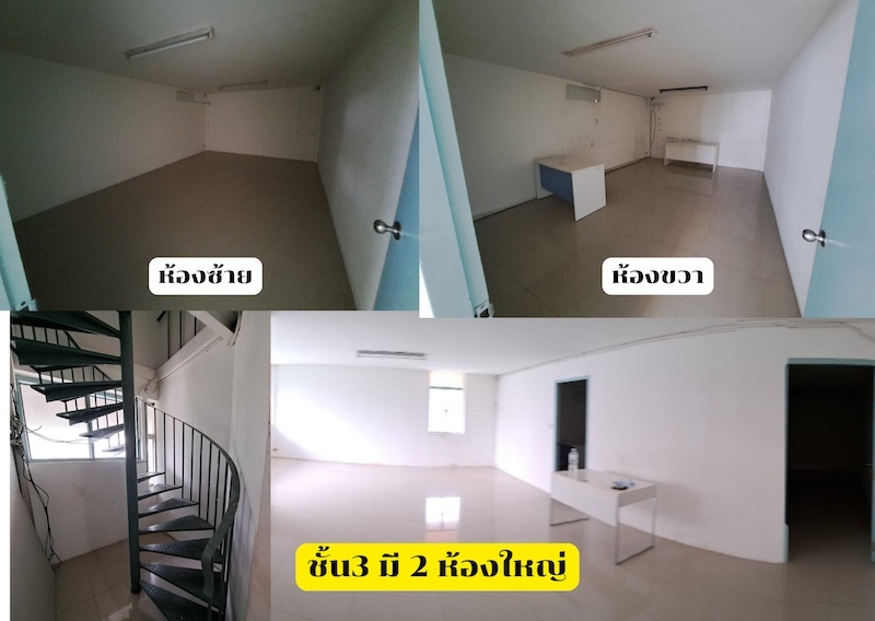 BH3127 ให้เช่าอาคารพาณิชย์ 3 ชั้นครึ่ง 2 คูหา ติดถนนงามวงศ์วาน  .