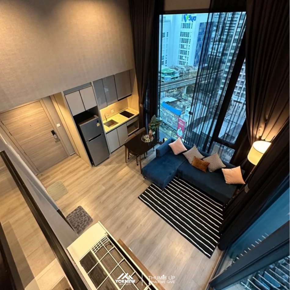 ขายคอนโด The Reserve Phahol-Pradipat ห้อง loft 2 ชั้น ห้องสวยมาก วิวสวย รับวิว 2 ฝั่งเลย